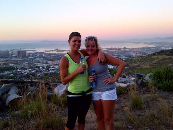 Ashley Groenevelt - hiking Lions Head in Cape Town